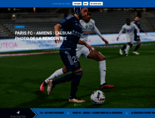 parisfootballclub.com screenshot