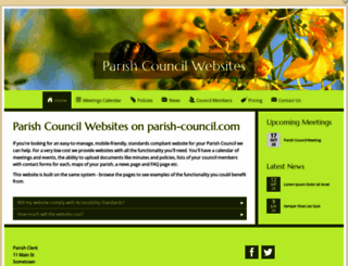 parish-council.com screenshot