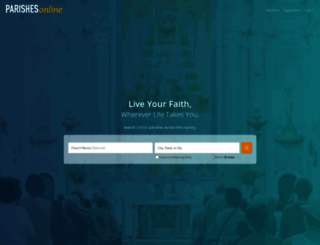 parishesonline.com screenshot