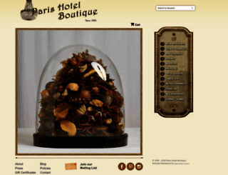 parishotelboutique.com screenshot