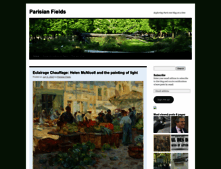 parisianfields.wordpress.com screenshot