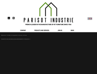 parisot.com screenshot