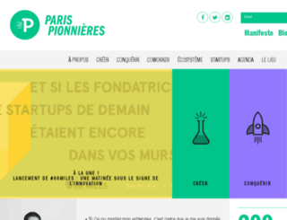 parispionnieres.org screenshot