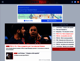 paristeam.fr screenshot