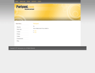 pariyani.com screenshot