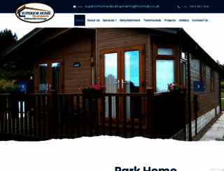 park-home-refurbishments.co.uk screenshot