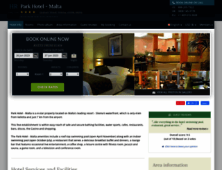 park-hotel-sliema.h-rez.com screenshot