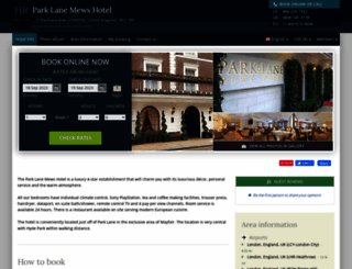 park-lane-mews-london.hotel-rez.com screenshot