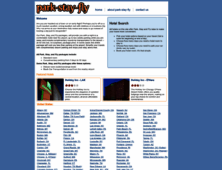 park-stay-fly.com screenshot