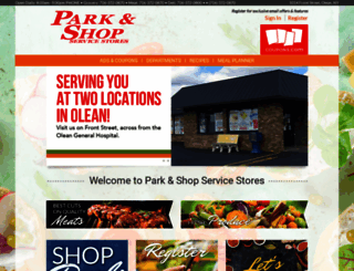 parkandshopservicestores.com screenshot