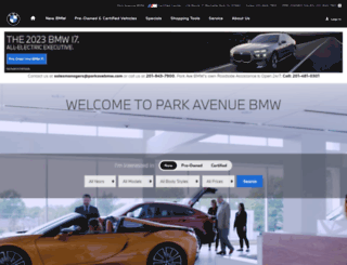parkavebmw.com screenshot