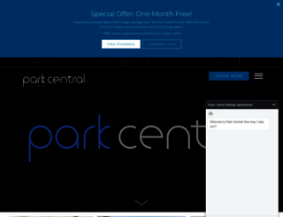 parkcentralraleigh.com screenshot