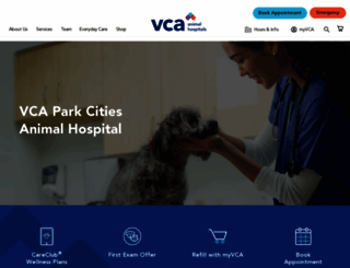 parkcitiesanimalhospital.com screenshot
