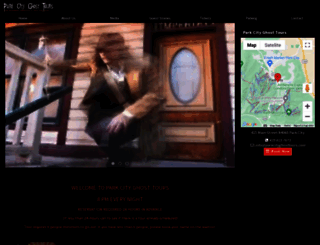 parkcityghosttours.com screenshot