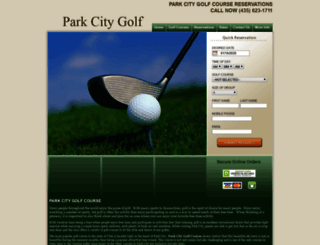 parkcitygolfcourse.com screenshot
