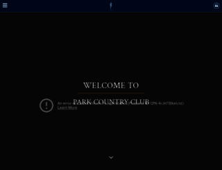parkclub.org screenshot