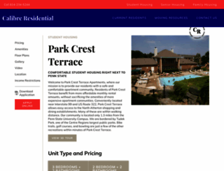 parkcrestterrace.com screenshot