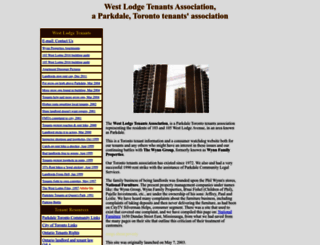 parkdaletenants.ca screenshot