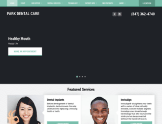 parkdentistry.com screenshot