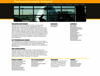 parkeerinformatieschiphol.nl screenshot