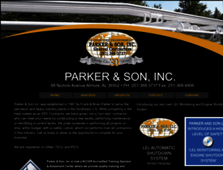 parkerandsoninc.com screenshot