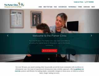 parkerclinic.co.uk screenshot