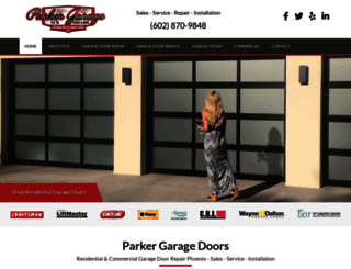 parkerdoorsaz.com screenshot