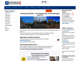 parkeren-amsterdam.com screenshot