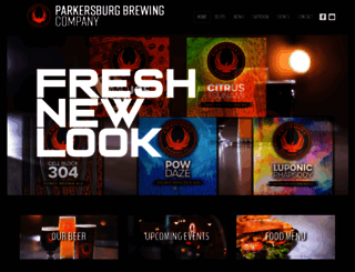 parkersburgbrewing.com screenshot