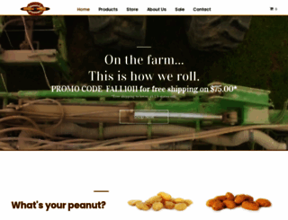 parkerspeanuts.com screenshot