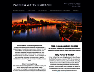 parkerwatts.com screenshot