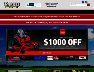 parkespower.com screenshot