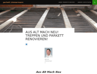 parkettbodenzimmermann.com screenshot