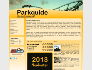 parkguide.eu screenshot