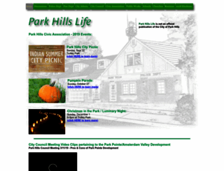 parkhillslife.org screenshot