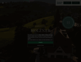 parkhotel-holzner.com screenshot
