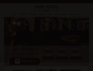 parkhotel.co.za screenshot