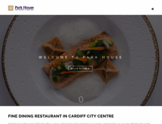 parkhouserestaurant.co.uk screenshot