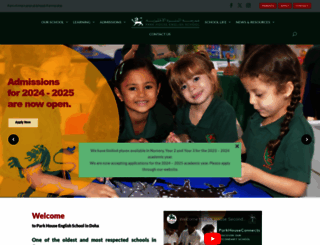 parkhouseschool.com screenshot