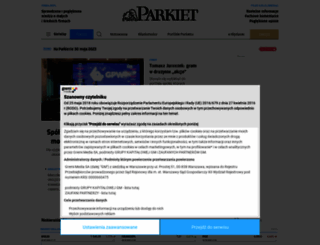 parkiet.com.pl screenshot