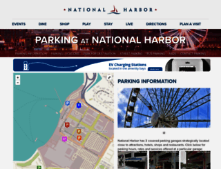 parking.nationalharbor.com screenshot