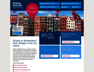 parkingcentreamsterdam.com screenshot