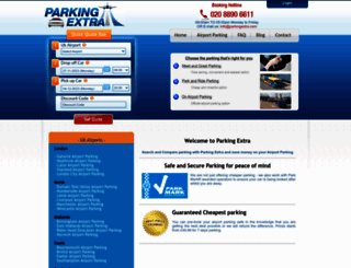parkingextra.com screenshot
