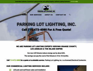 parkinglotlightinginc.com screenshot