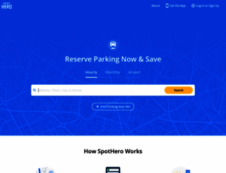 parkingpanda.com screenshot