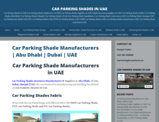 parkingshadesinuae.wordpress.com screenshot