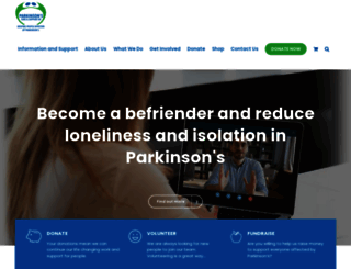 parkinsonscare.org.uk screenshot