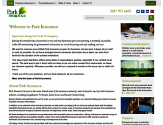 parkinsurance.co.uk screenshot