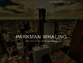 parkmanwhaling.com screenshot