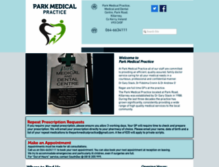 parkmedical.ie screenshot